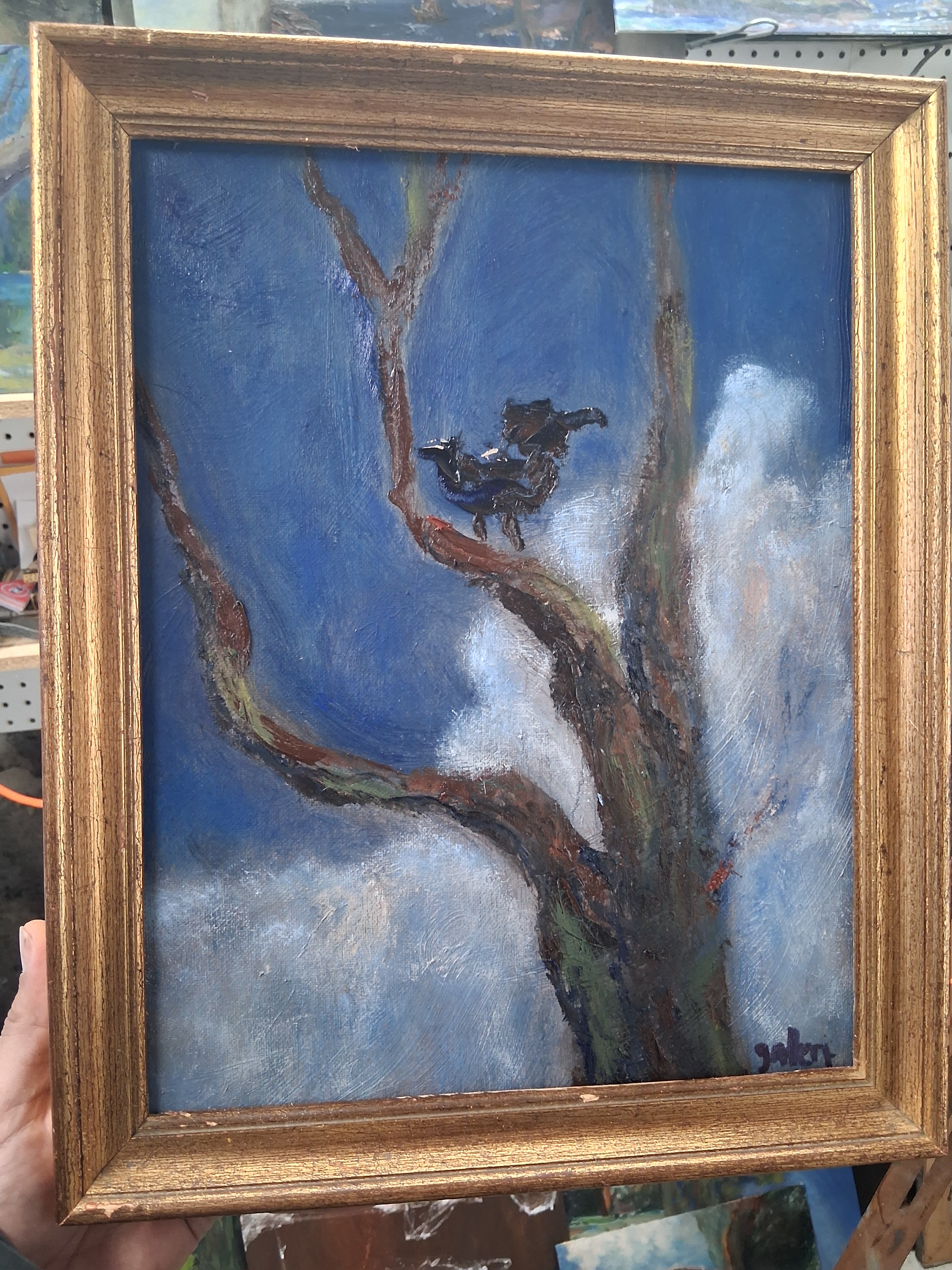 "Untitled" Oil Sketch 11x14 canvas panel