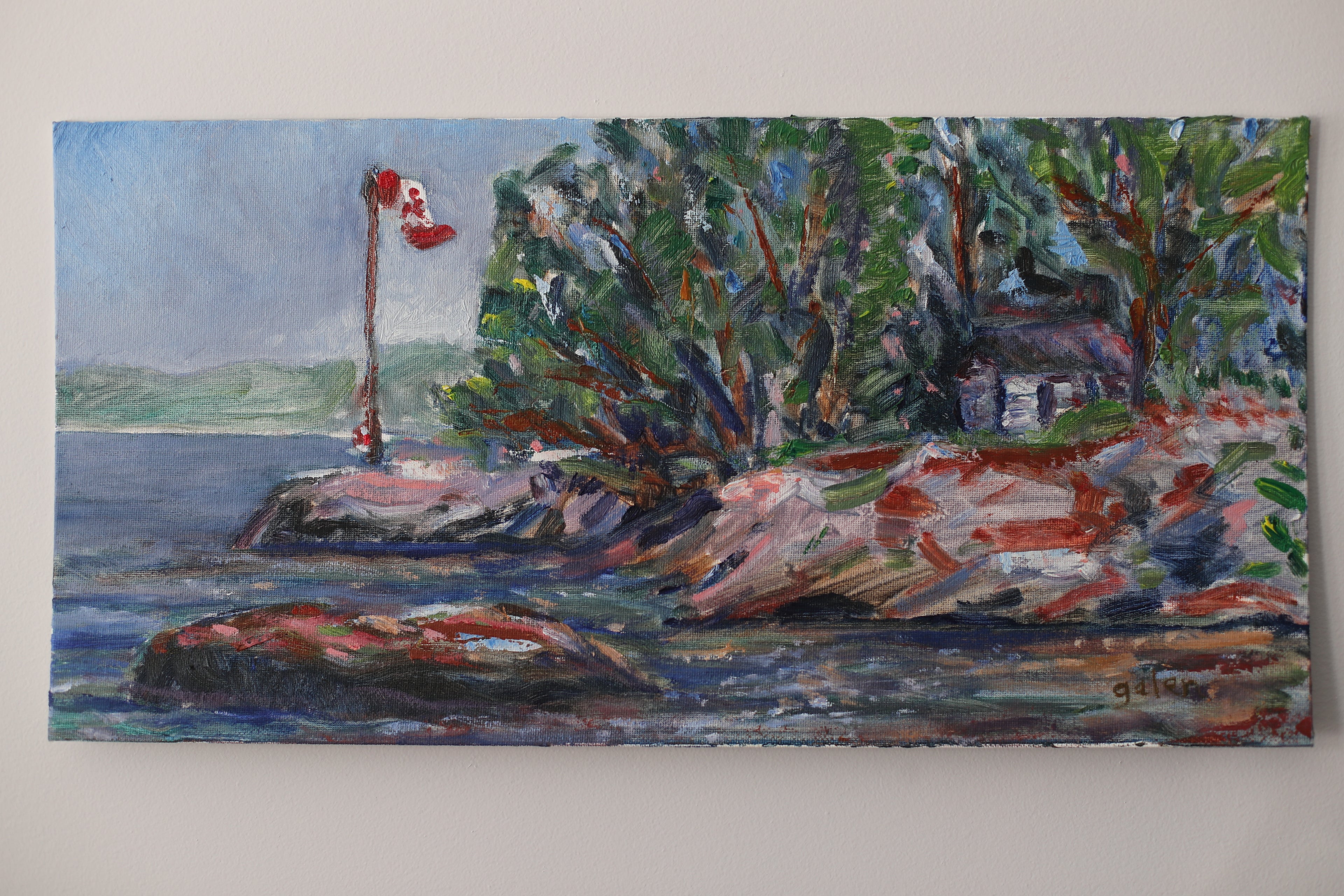 "S'more Island, Looking North" - Plein Aire